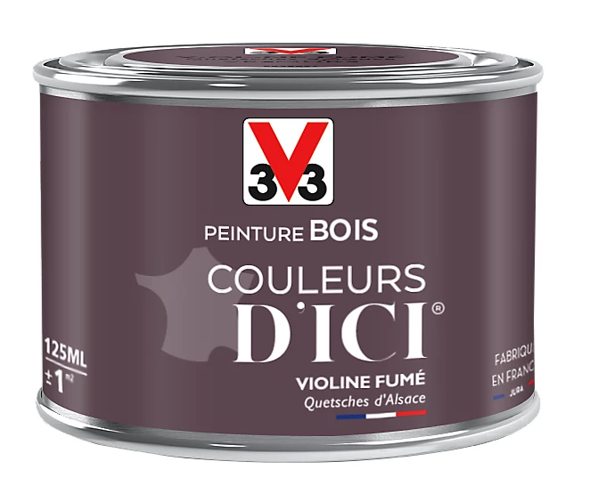 Castorama Peinture Bois Couleurs D'ici Violine Fumé Velours V33 0,125L 3 Castorama Peinture Bois Couleurs D'ici Violine Fumé Velours V33 0,125L