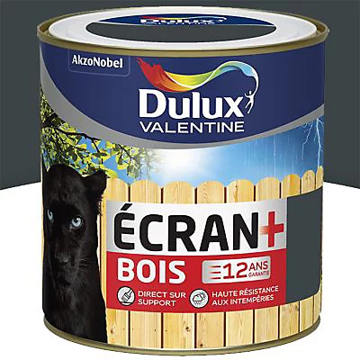 Castorama Peinture Bois Extérieur Ecran+ Bois Dulux Valentine Satin Anthracite RAL 7016 0,5L 3 Castorama Peinture Bois Extérieur Ecran+ Bois Dulux Valentine Satin Anthracite RAL 7016 0,5L