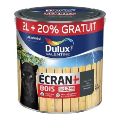 Castorama Peinture Bois Extérieur Ecran+ Bois Dulux Valentine Satin Gris Anthracite 2L +20% Gratuit