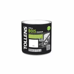Castorama Peinture Bois Extérieur Premium Blanc Satin Tollens 2L
