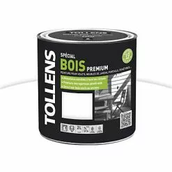 Castorama Peinture Bois Extérieur Premium Blanc Satin Tollens 3L