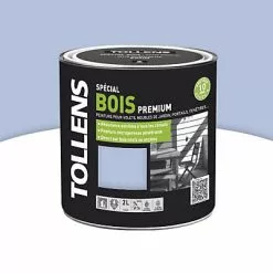 Castorama Peinture Bois Extérieur Premium Bleu Lavande Satin Tollens 2L