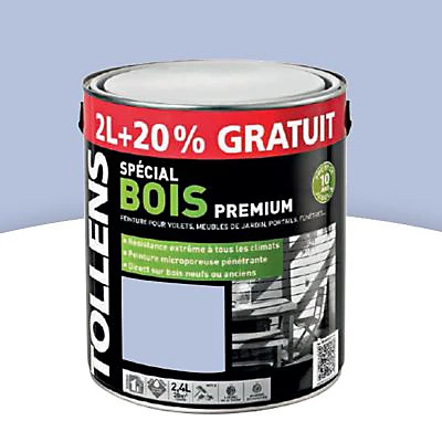 Castorama Peinture Bois Extérieur Premium Bleu Lavande Tollens 2L + 20% Gratuit 3 Castorama Peinture Bois Extérieur Premium Bleu Lavande Tollens 2L + 20% Gratuit