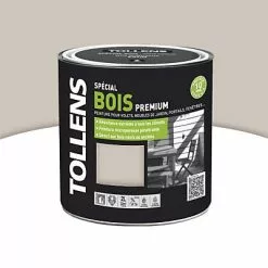 Castorama Peinture Bois Extérieur Premium Gris Sable Satin Tollens 2L