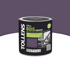 Castorama Peinture Bois Extérieur Premium Mûre Sauvage Satin Tollens 0,5L