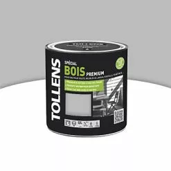 Castorama Peinture Bois Extérieur Premium Platine Satin Tollens 0,5L