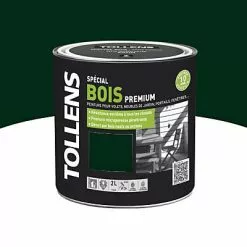 Castorama Peinture Bois Extérieur Premium Vert Basque Satin Tollens 2L