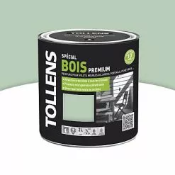 Castorama Peinture Bois Extérieur Premium Vert Olivier Satin Tollens 2L