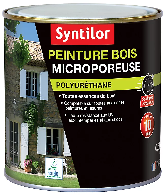 Castorama Peinture Bois Microporeuse Intérieur Extérieur Satiné Ivoire Clair Syntilor 0,5L 3 Castorama Peinture Bois Microporeuse Intérieur Extérieur Satiné Ivoire Clair Syntilor 0,5L