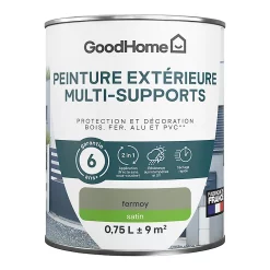 Castorama Peinture Extérieure Multi-supports GoodHome Fermoy Vert 0,75L