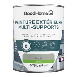 Castorama Peinture Extérieure Multi-supports GoodHome Herrin Gris 0,75L