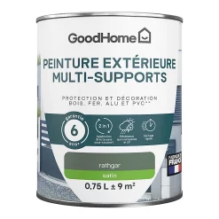 Castorama Peinture Extérieure Multi-supports GoodHome Rathgar Gris 0,75L