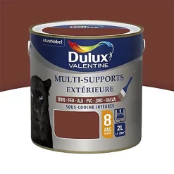 Castorama Peinture Multi Supports Extérieure Garantie 8 Ans Dulux Valentine Satin Ton Bois 2L