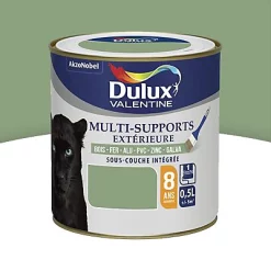 Castorama Peinture Multi Supports Extérieure Garantie 8 Ans Dulux Valentine Satin Vert Provence 0,5L