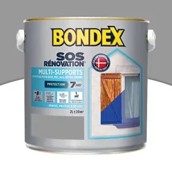 Castorama Peinture Multi-supports SOS Rénovation Bondex 2L Cendre