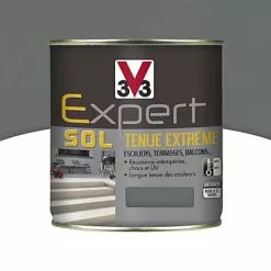 Castorama Peinture Pour Sol Intérieur Extérieur Tenue Extrême V33 Carbone 2,5L