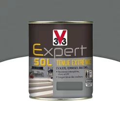 Castorama Peinture Pour Sol Intérieur Extérieur Tenue Extrême V33 Carbone 500 Ml