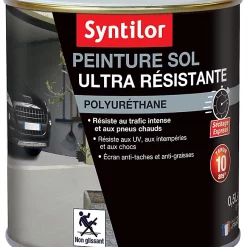 Castorama Peinture Pour Sol Ultra Résistante Asphalte Satin Syntilor 500ml