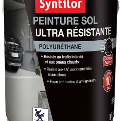 Castorama Peinture Pour Sol Ultra Résistante Pierre Blanche Satin Syntilor 2,5L