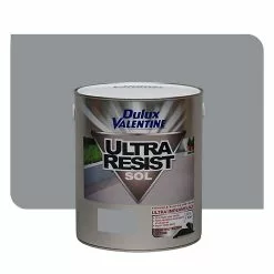 Castorama Peinture Sol Dulux Valentine Ultra Resist Satin 2,5L Gris Olry