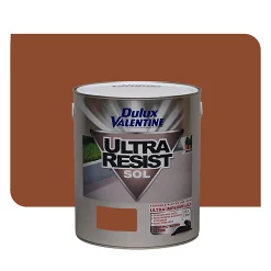 Castorama Peinture Sol Dulux Valentine Ultra Resist Satin 2,5L Rouge
