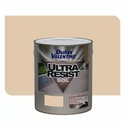 Castorama Peinture Sol Dulux Valentine Ultra Resist Satin 2,5L Sable