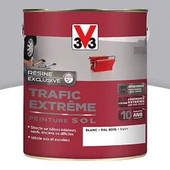 Castorama Peinture Sol Extérieur V33 Gris Clair Satiné 2,5 L