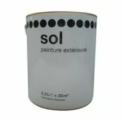 Castorama Peinture Sol Gris Satin 2,5L