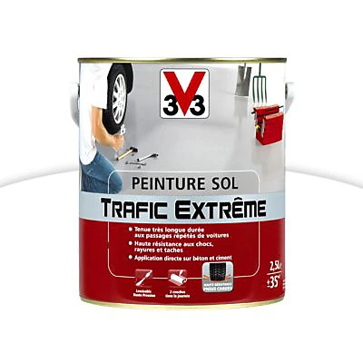 Castorama Peinture Sol Intérieur Extérieur Trafic Extrême V33 Blanc 2,5 L 3 Castorama Peinture Sol Intérieur Extérieur Trafic Extrême V33 Blanc 2,5 L