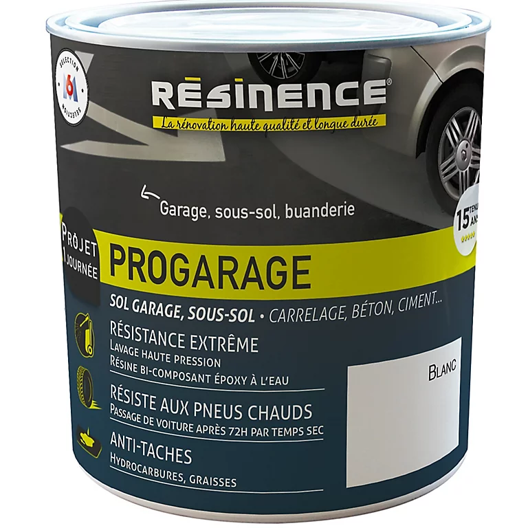 Castorama Résine De Rénovation Sol Pro Résinence Garage Blanc 300ml 3 Castorama Résine De Rénovation Sol Pro Résinence Garage Blanc 300ml