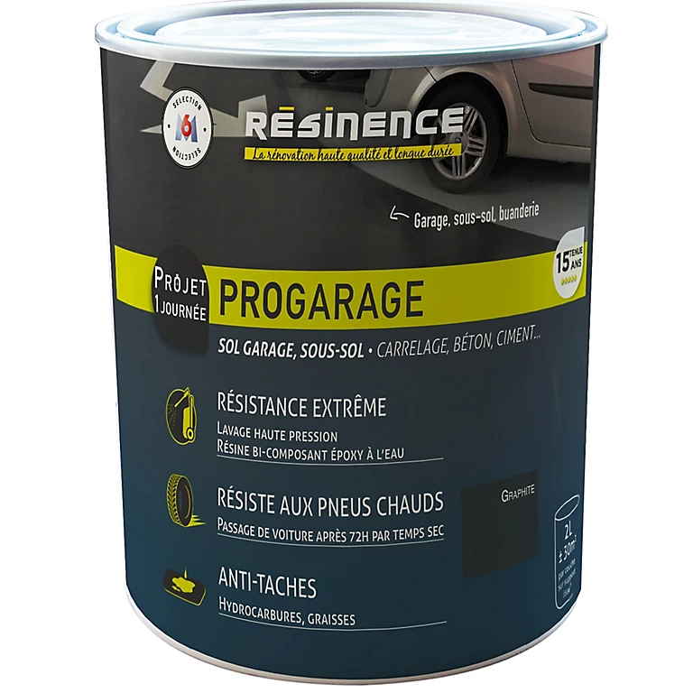 Castorama Résine De Rénovation Sol Pro Résinence Grarage Graphite 2L 3 Castorama Résine De Rénovation Sol Pro Résinence Grarage Graphite 2L